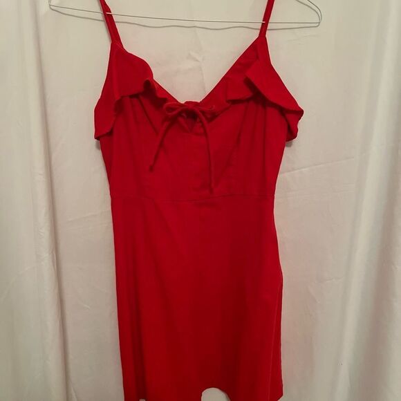 IMPECCABLE PIG Vibrant Red Dress - Picture 3 of 6